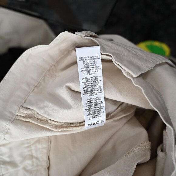 Citron Santa Monica Small 100% Linen Button Down Print Shirt - Picture 10 of 13